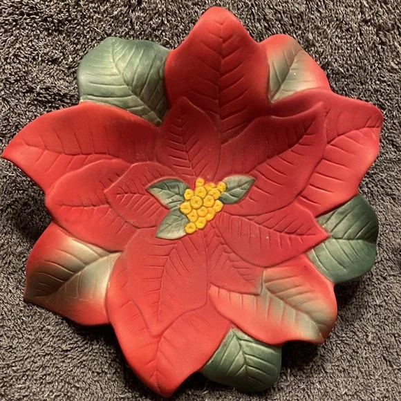 PartyLite Poinsettia Candle Holders - Picture 3 of 8